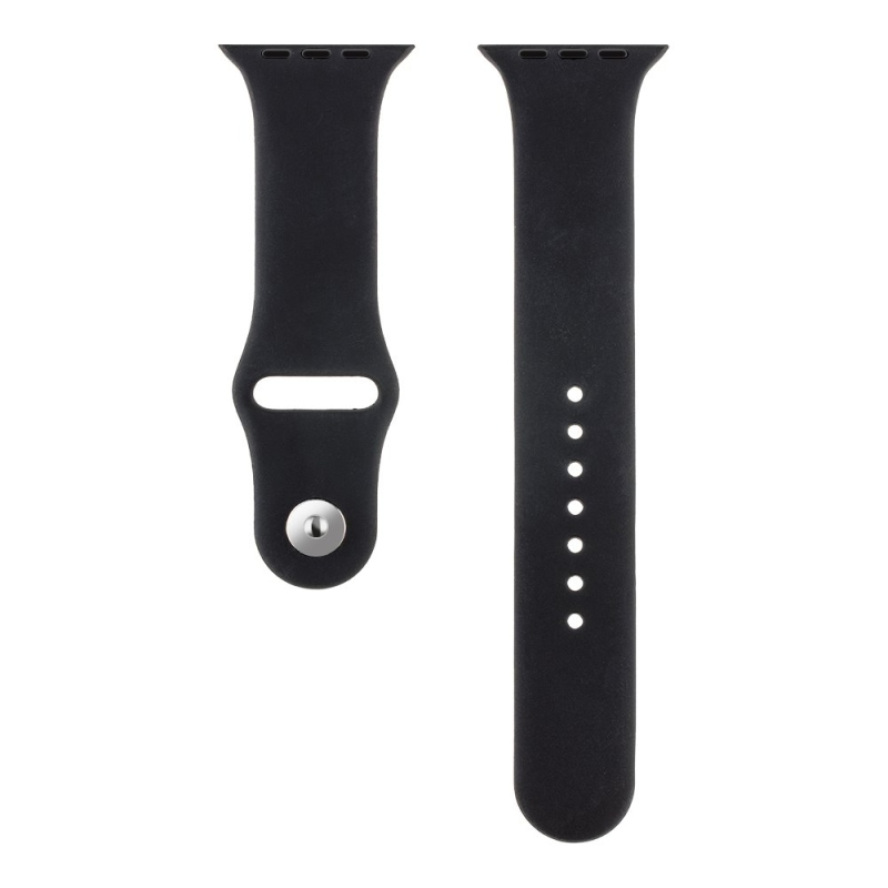 Csomag:ME szilikon szíj az Apple Watch 38-41mm S-M Fekete órához
