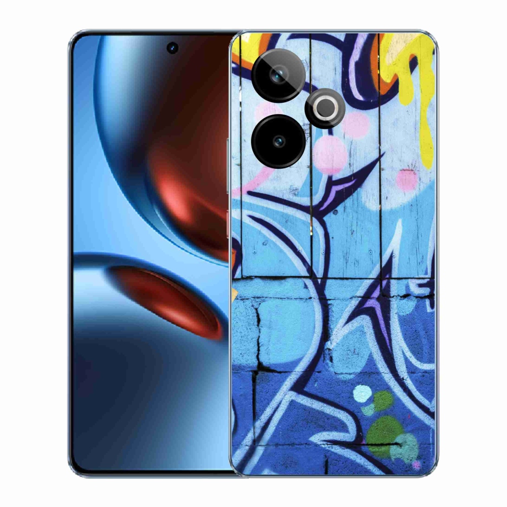 Rugalmas zselés tok mmCase képpel a Realme GT 7 5G/GT 7T 5G számára - graffiti