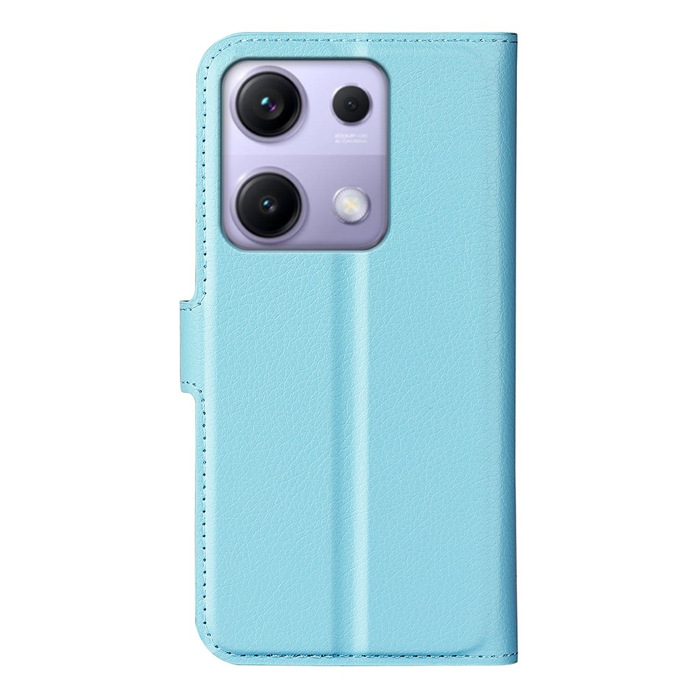 Litchi könyv tok Xiaomi Redmi Note 14S-hez - kék