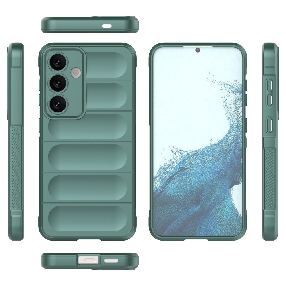 Rugg tartós zselés tok Samsung Galaxy S24 készülékhez - zöld
