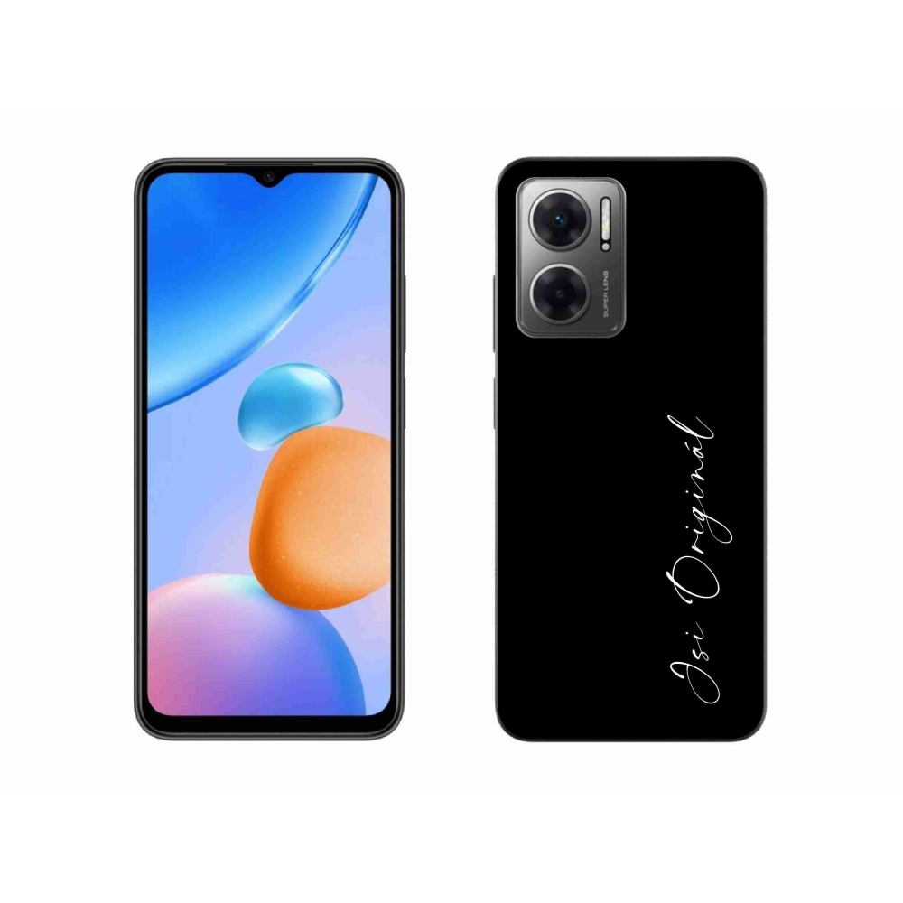 Gél borító mmCase a Xiaomi Redmi 10 5G - te vagy az eredeti fekete háttérrel