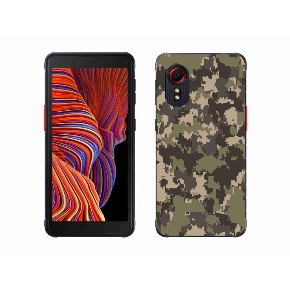 Zselés borítás mmCase Samsung Galaxy Xcover 5 készülékhez - terepszínű minta 12