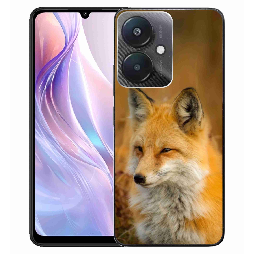 Gél borítás mmCase a Xiaomi Redmi 13C 5G-hez - róka