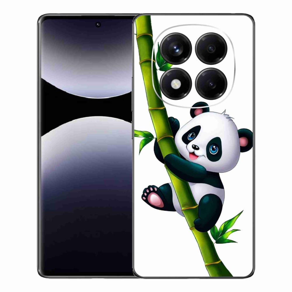Gél borítás mmCase a Xiaomi Redmi Note 14 Pro számára - panda a bambuszon