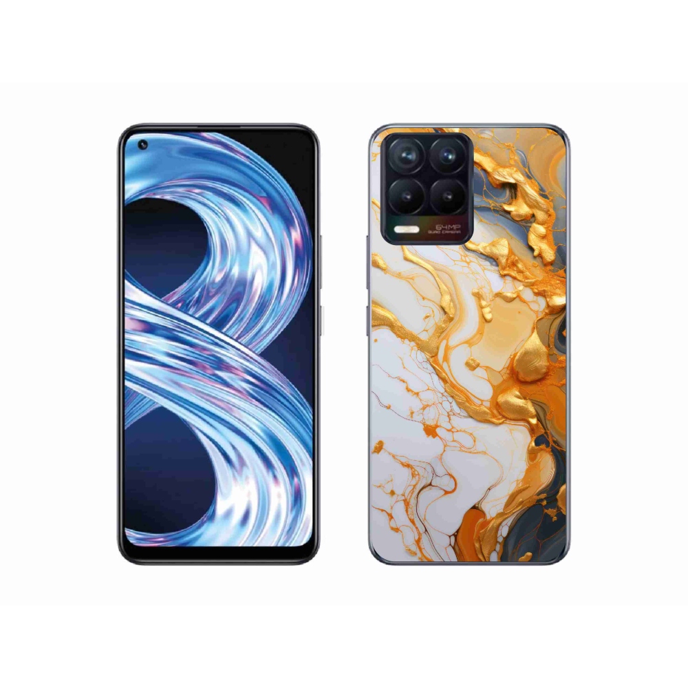 Gél borítás mmCase a Realme 8 4G-hez - absztrakt motívum 6