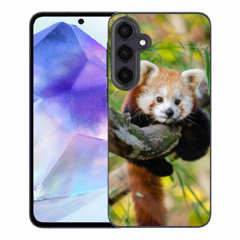 Zselés borítás mmCase Samsung Galaxy A55 5G - pandavörös
