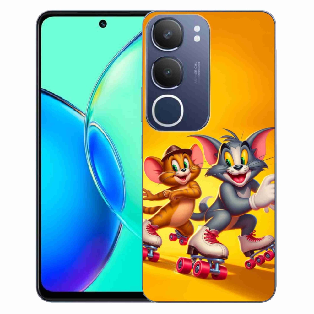 Gél borító mmCase a Vivo Y19s készülékhez - tom and jerry