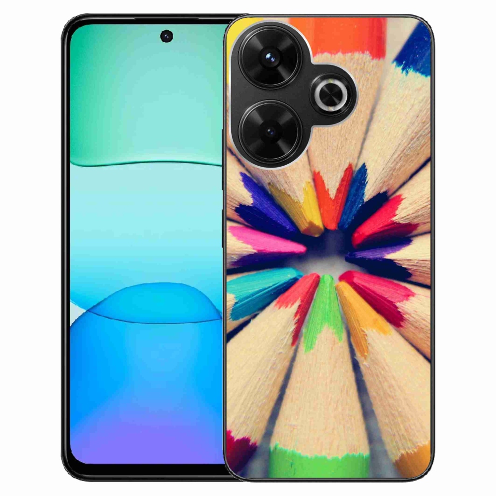 Gél borítás mmCase a Xiaomi Redmi 13 4G/Poco M6 4G - zsírkrétákhoz