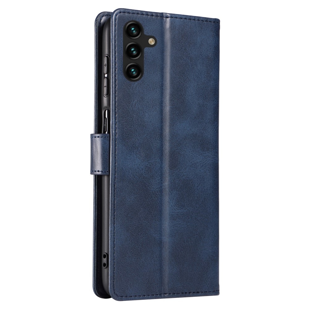 Zárható könyvtáska Samsung Galaxy A26 5G - kék