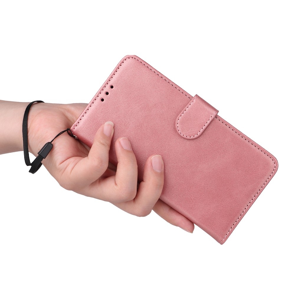 Tárcás könyv tok Xiaomi Redmi Note 13-hoz - rózsaszín