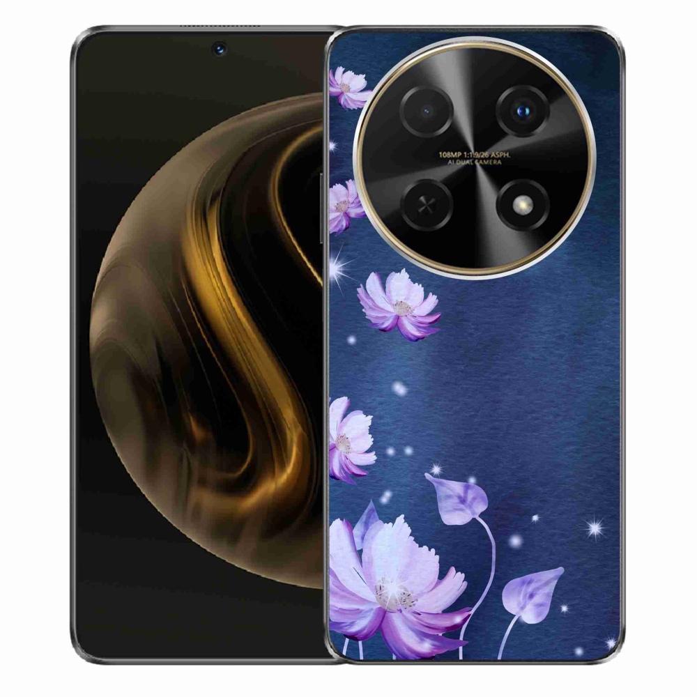 Gél tok mmCase a Huawei Nova 12i készülékhez - hulló virágok