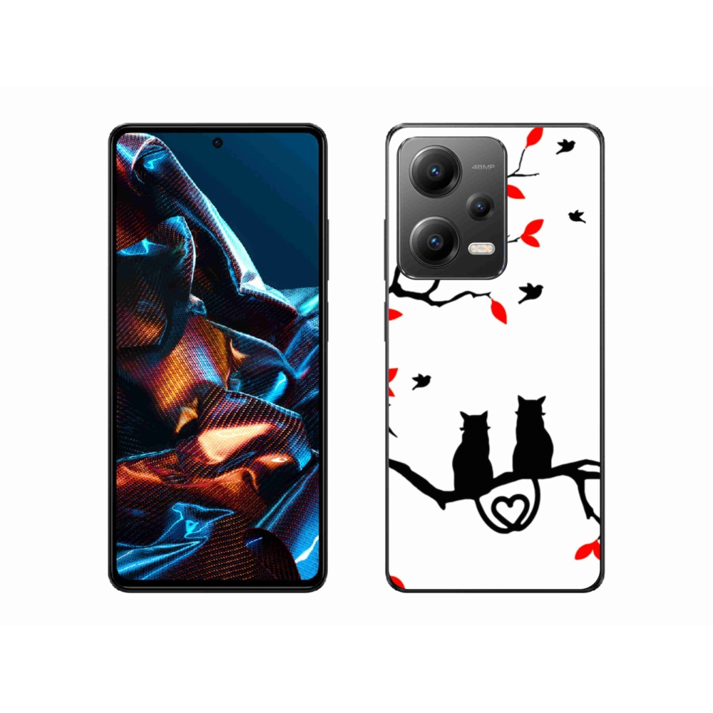 Gél borító mmCase a Xiaomi Redmi Note 12 Pro 5G-hez - macskaszerelem