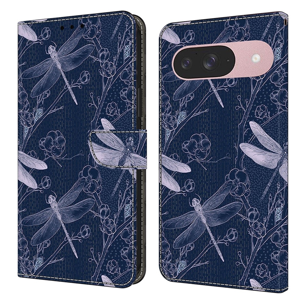 Sima könyv tok Google Pixel 10 Pro/Pixel 10 - szitakötőkhöz