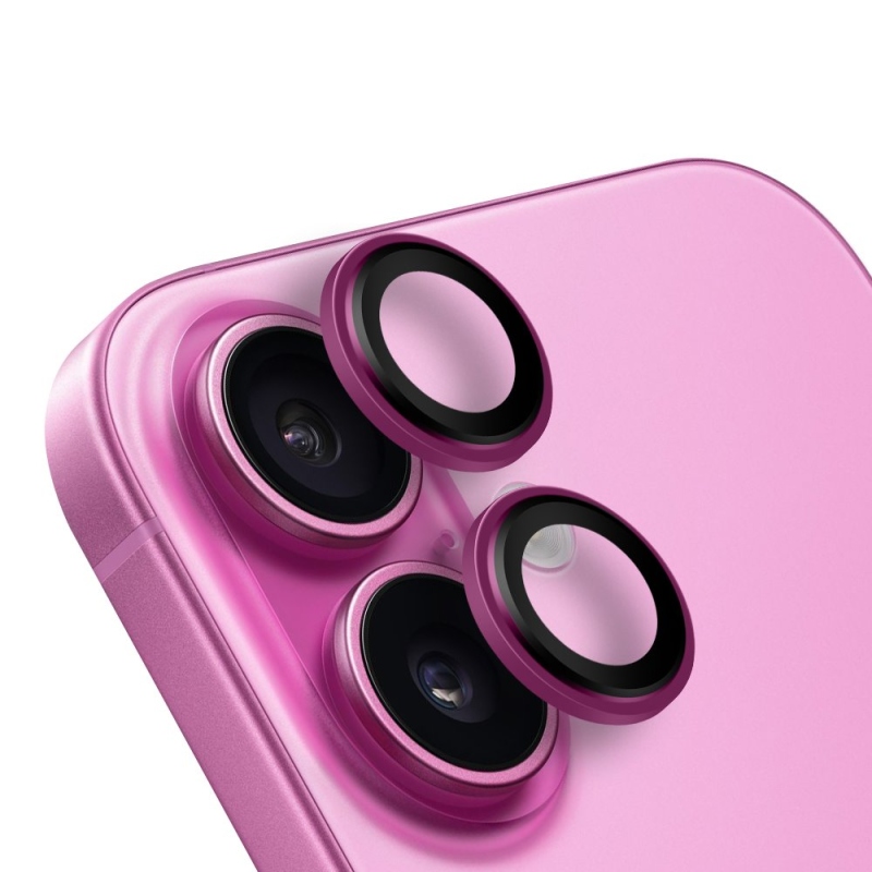 Csomagolás:ME lencsevédő Apple iPhone 16/16 Plus rózsaszínhez