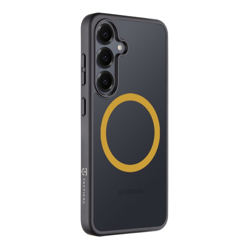 Taktikai MagForce Hyperstealth 2.0 borító Samsung Galaxy S25 fekete/sárga színű készülékhez