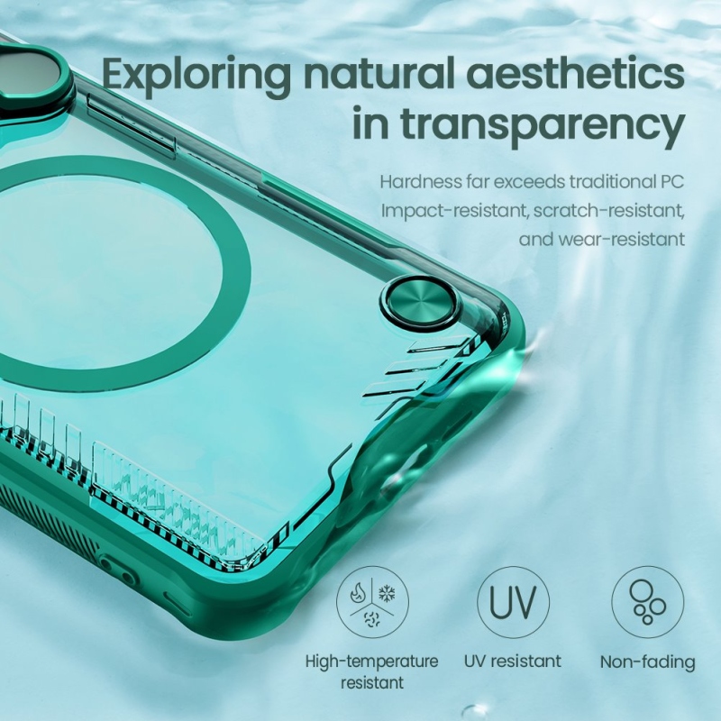 Nillkin Iceblade Prop mágneses borító Xiaomi 15 Ultra sötét éjszaka fekete