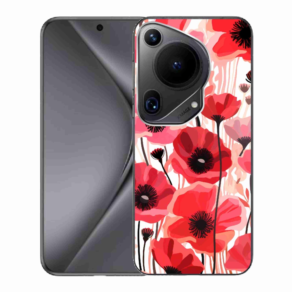 Zselés borítás mmCase a Huawei Pura 70 Ultra készülékhez - mákos 1