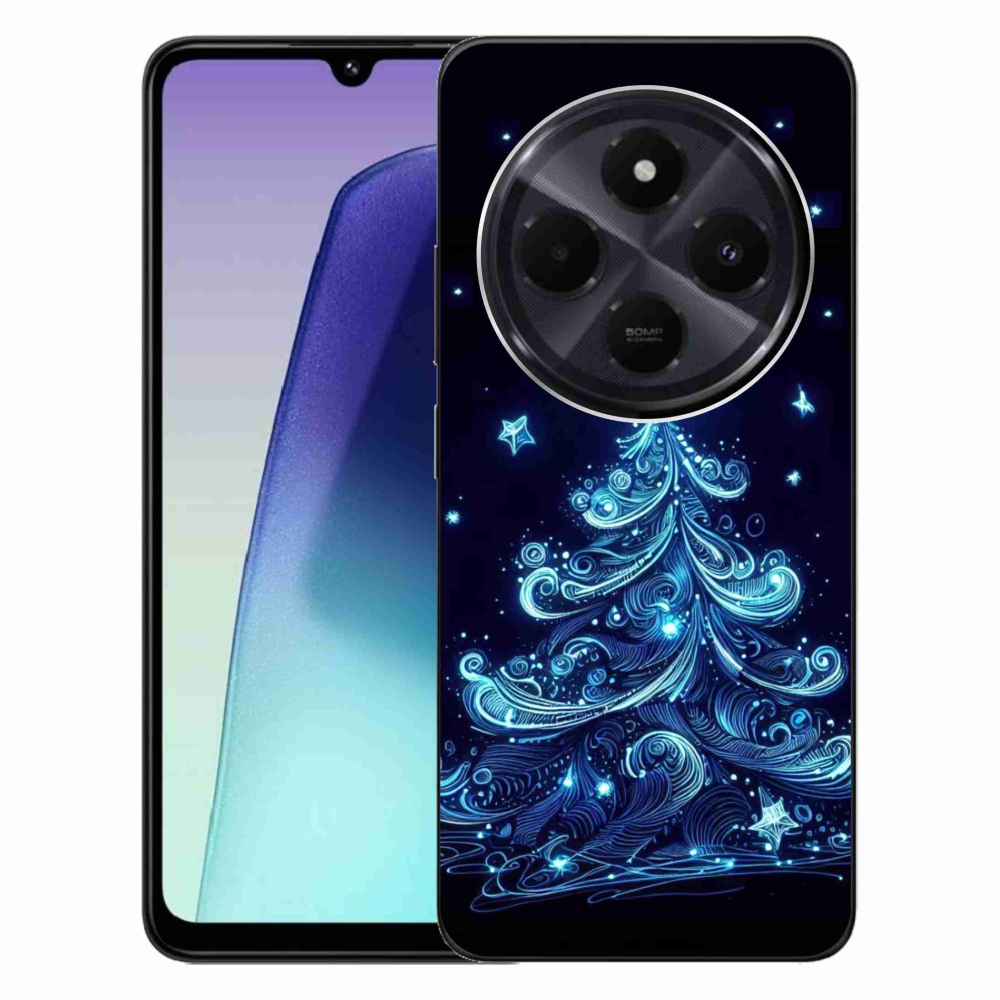 Gél borítás mmCase a Xiaomi Redmi 14C/Poco C75-hez - neon karácsonyfa 4