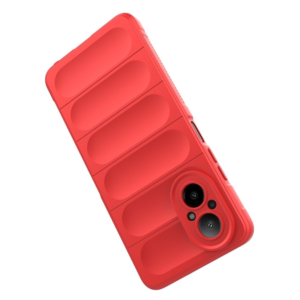 Rugg tartós zselés mobiltelefon borító Realme C67 - piros