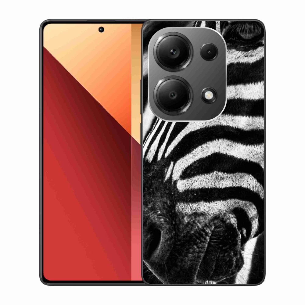 Gél borítás mmCase a Xiaomi Redmi Note 13 Pro 4G/Poco M6 Pro számára - zebra