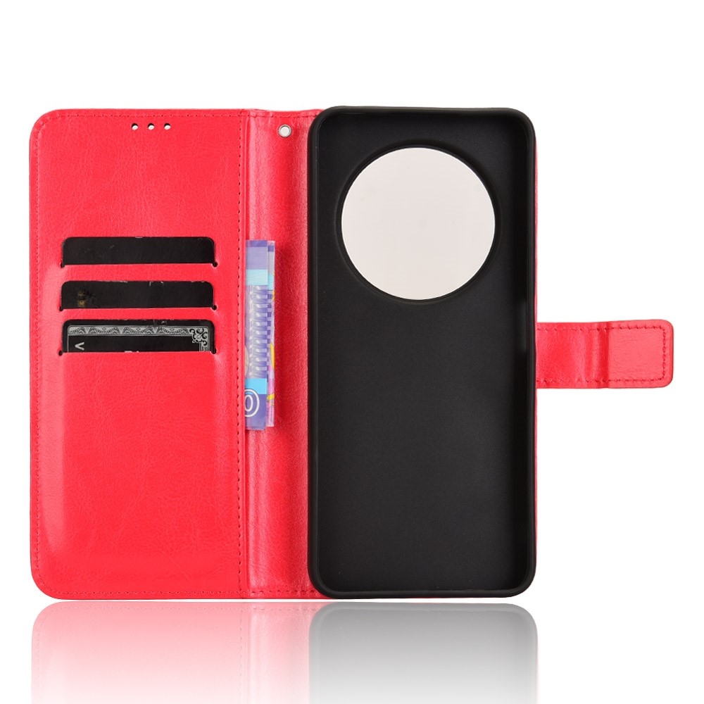 Őrült könyv tok Xiaomi Redmi 14C/Poco C75-hez - piros