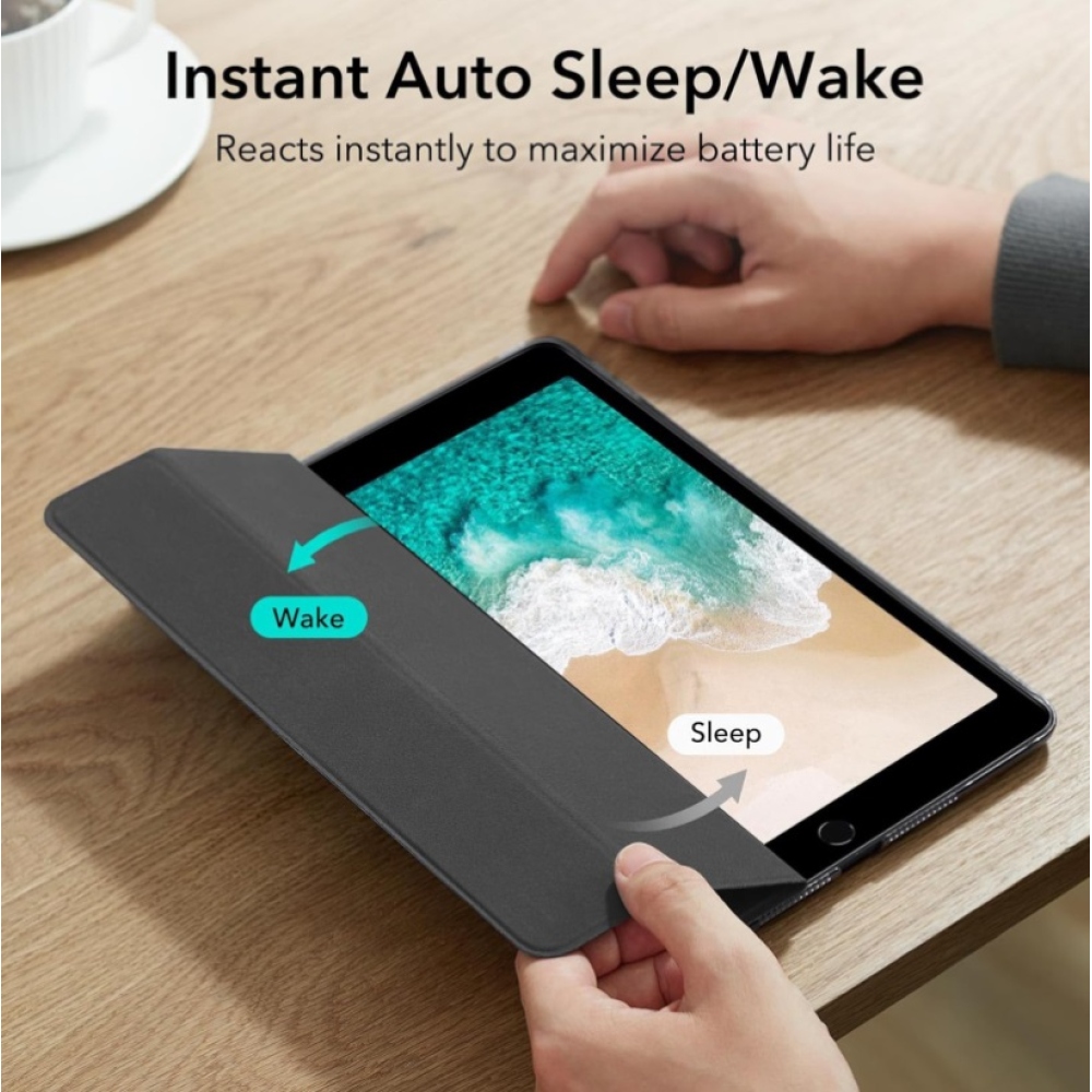 Swissten iPad Air (2020)/Air (2022) állítható záródású tok - Fekete