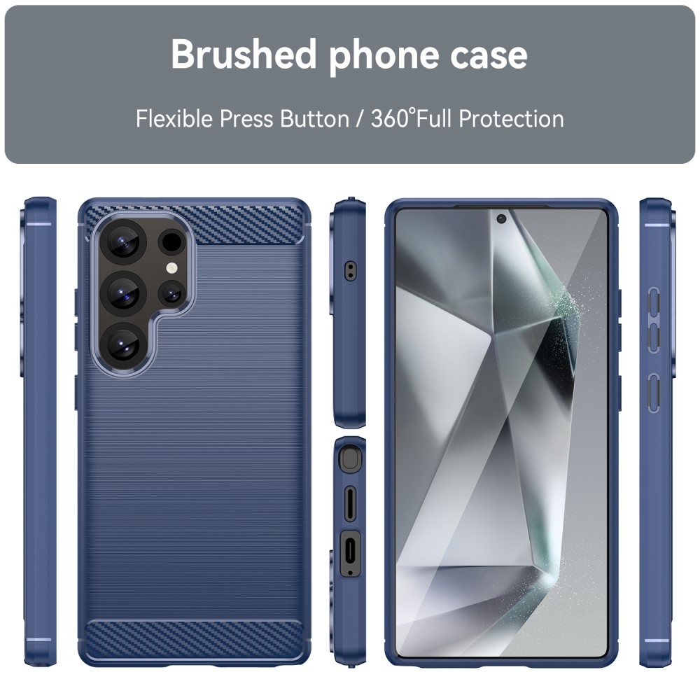 Szénálló zselés tok Samsung Galaxy S25 Ultra készülékhez - kék