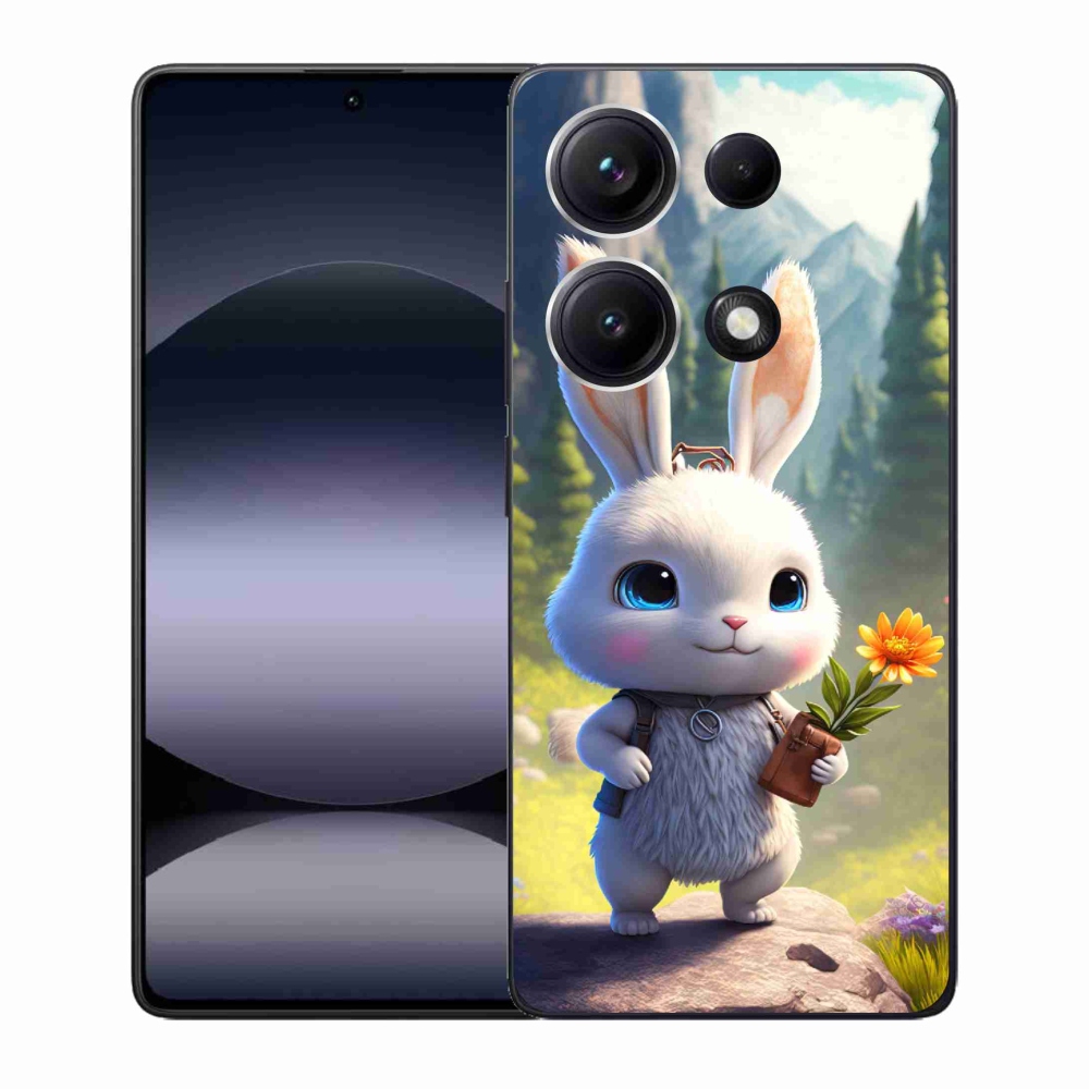 Gél borítás mmCase a Xiaomi Redmi Note 14S-hez - aranyos nyuszi