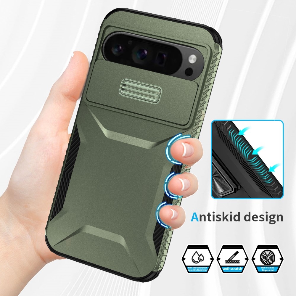 A Google Pixel 9 Pro XL fedél ellenálló borítása - zöld