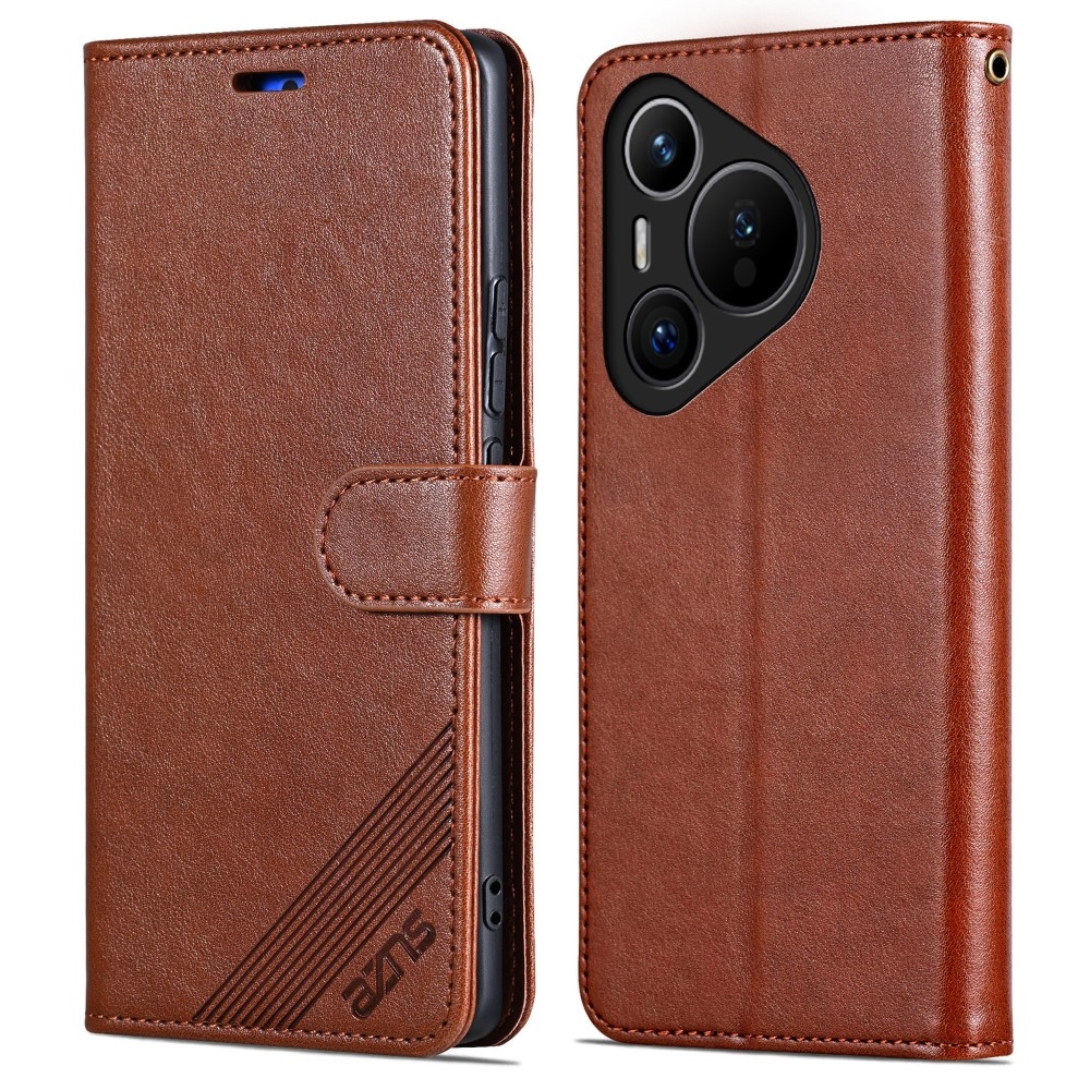 AZNS könyvtáska a Huawei Pura 70 készülékhez - barna