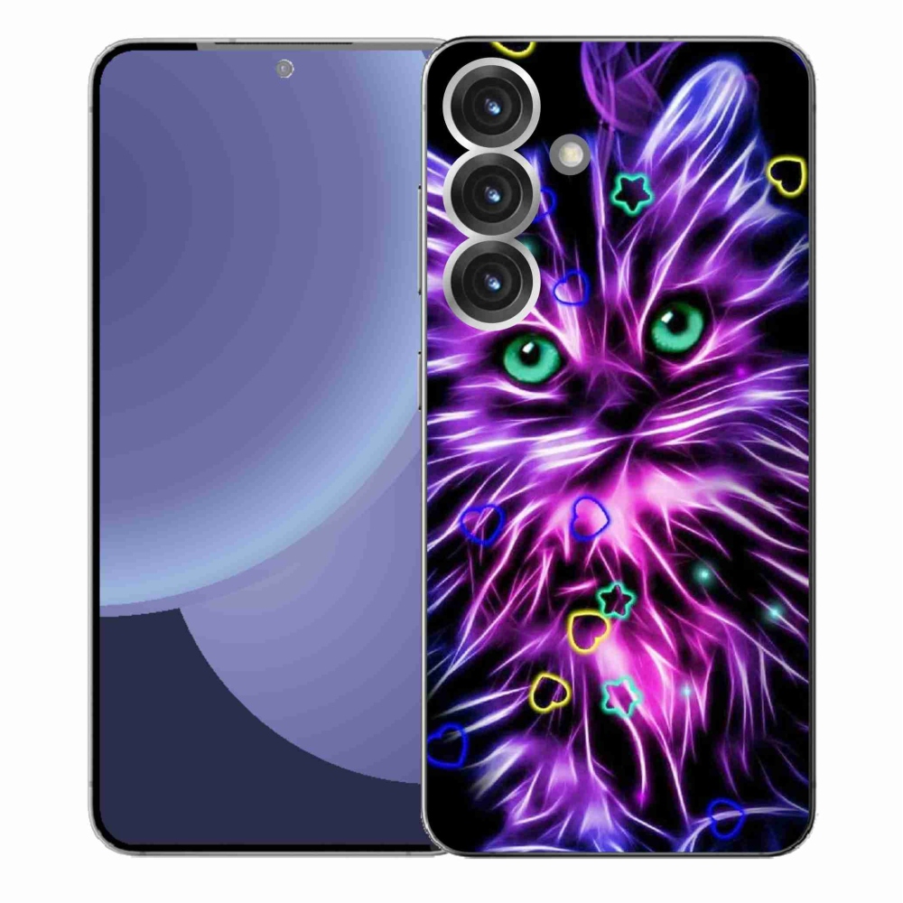 Zselés borítás mmCase Samsung Galaxy S25+ készülékhez - absztrakt macska