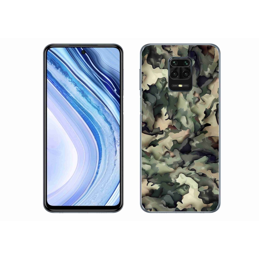 Gél borítás mmCase a Xiaomi Redmi Note 9S-hez - terepszínű minta 9