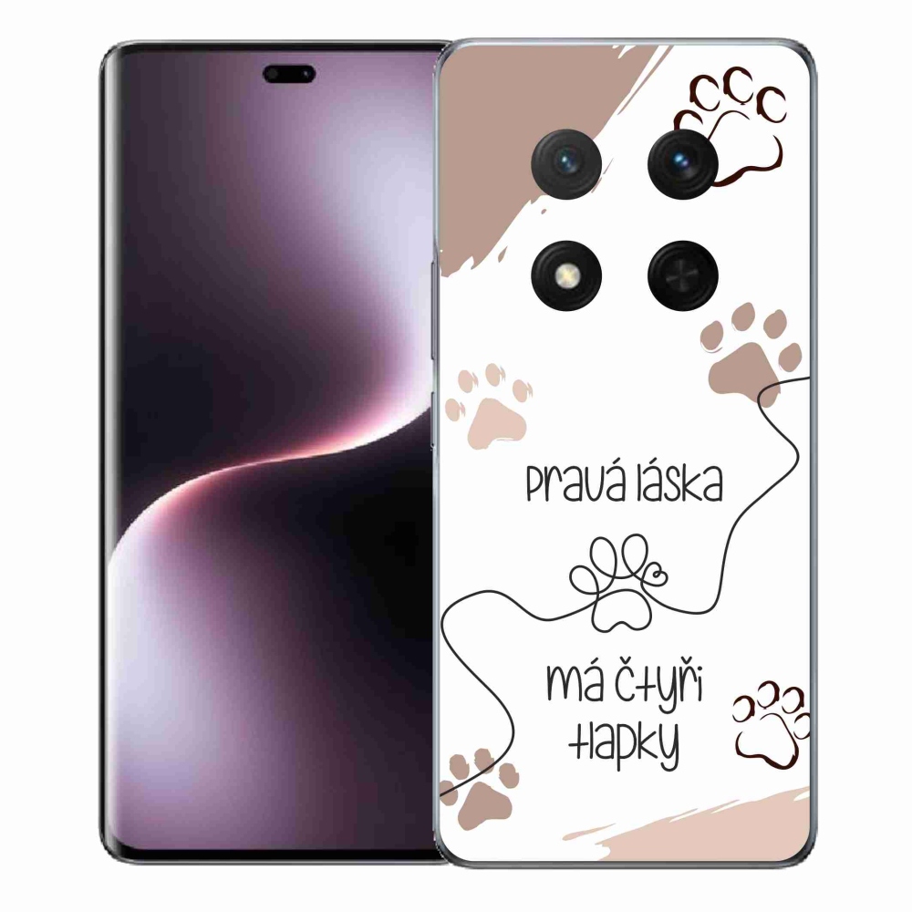 Gél borítás mmCase a Honor Magic 7 Lite 5G készülékhez - kutyamotívum 1 fehér háttér