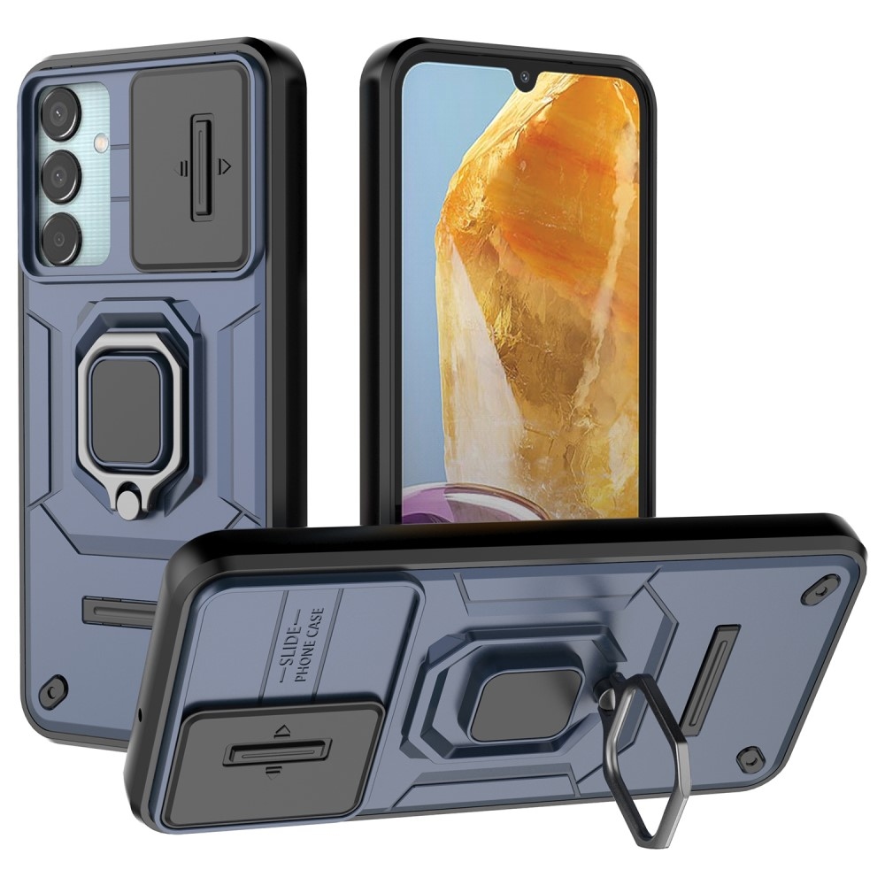 Lencseálló hibrid borítás Samsung Galaxy M15 5G készülékhez - kék