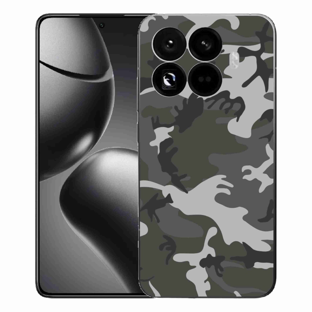 Zselés borítás mmCase a Xiaomi 15T Pro számára - álcázó mintás