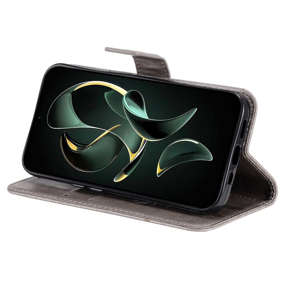 Fa könyv tok Xiaomi 13T/13T Pro-hoz - szürke