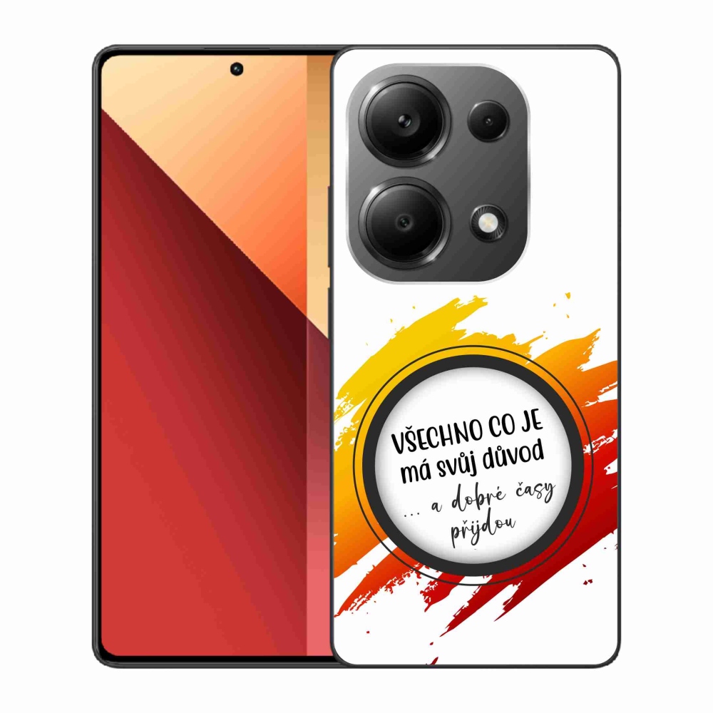 Gél borítás mmCase a Xiaomi Redmi Note 13 Pro 4G/Poco M6 Pro számára - idézem 3 fehér háttér