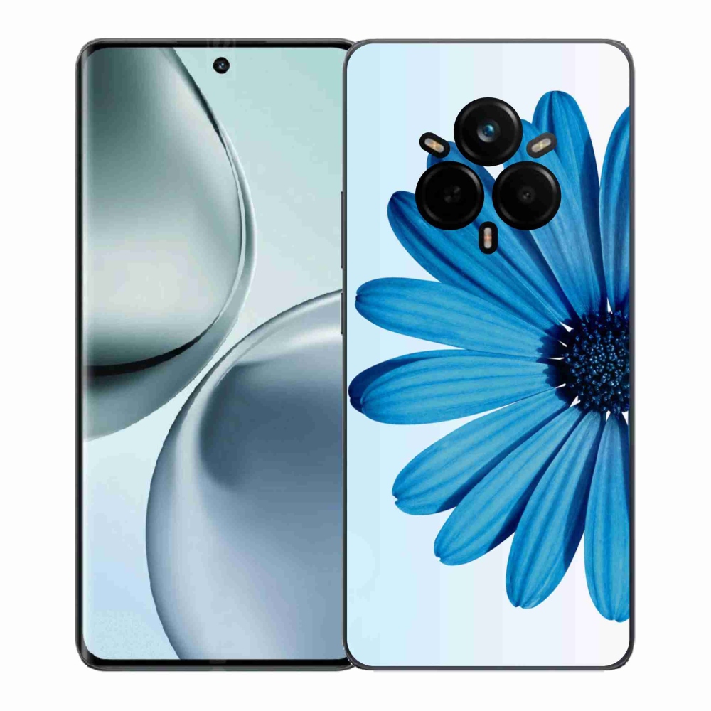 Zselés borítás mmCase a Realme 14 Pro 5G készülékhez - kék margaréta
