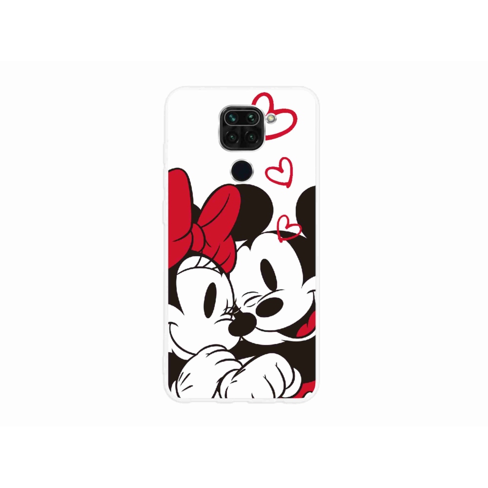 Gél borítás mmCase a Xiaomi Redmi Note 9-hez - minnie és mickey