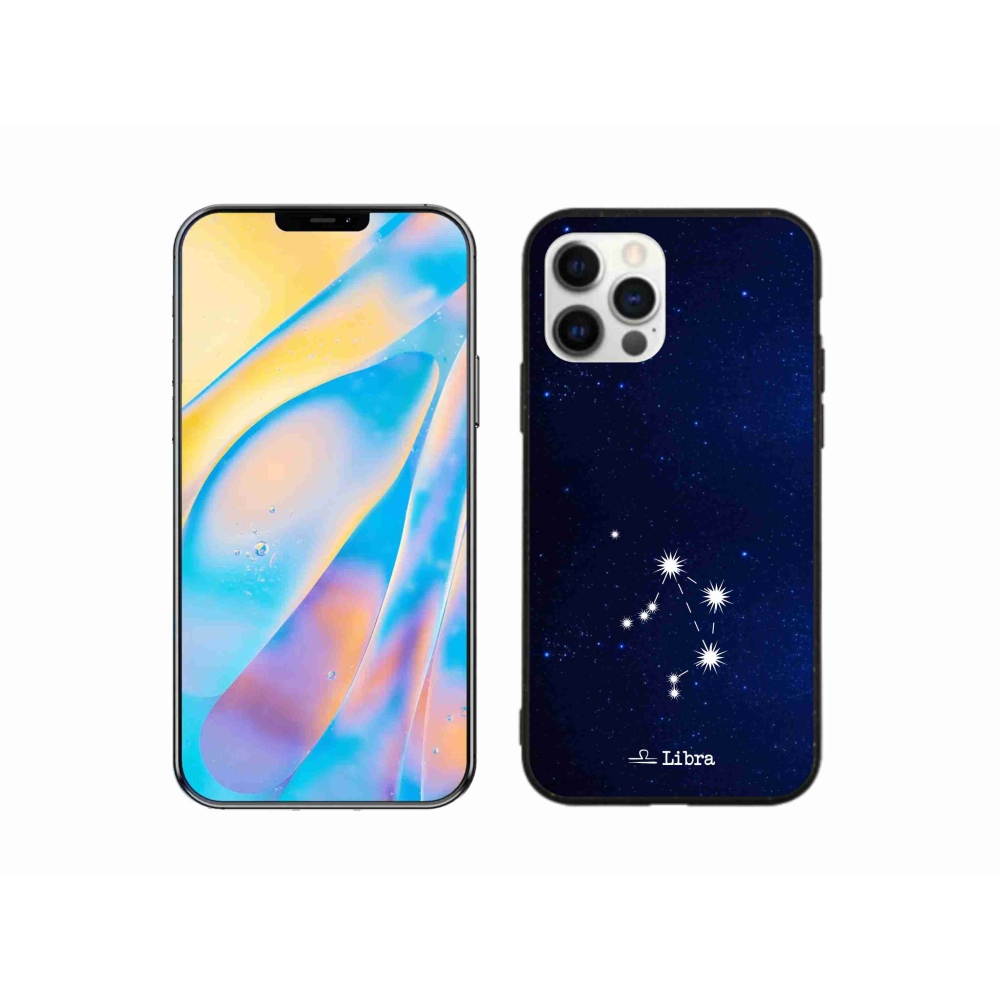 Gél borítás mmCase iPhone 12 készülékhez - Mérleg csillagkép
