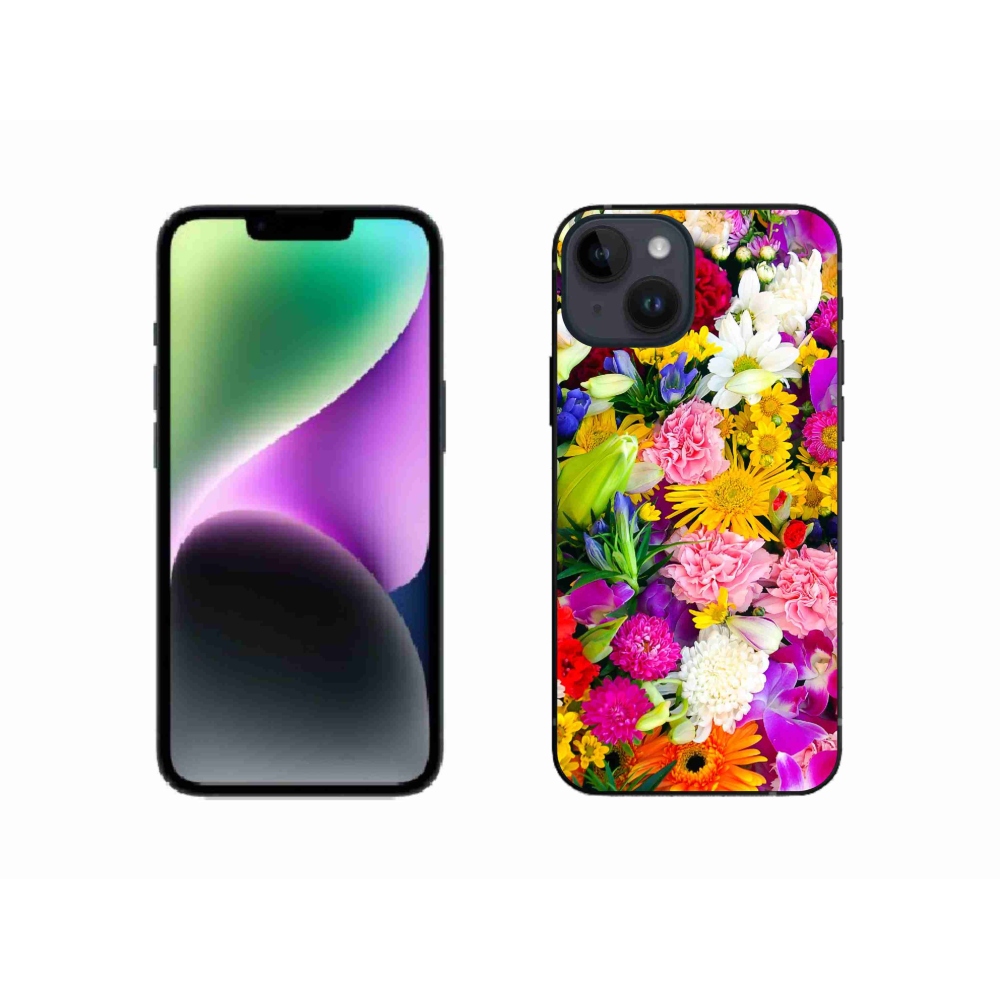 Zselés borítás mmCase iPhone 14 - virág 12