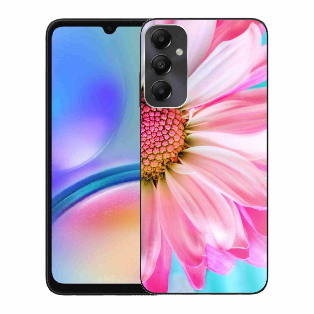 Gél védőhuzat mmCase Samsung Galaxy A05s készülékhez - rózsaszín virág
