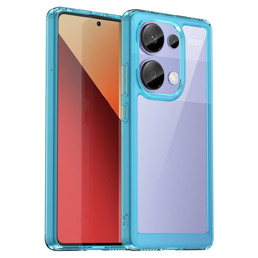 Gél tok rögzített hátlappal Xiaomi Redmi Note 13 Pro 4G/Poco M6 Pro - világoskék színű