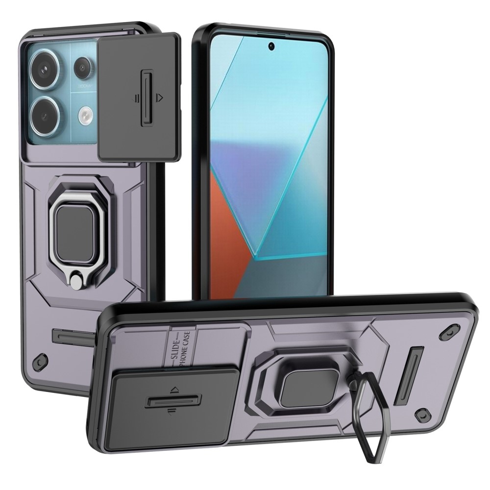 Lencseálló hibrid borítás a Xiaomi Redmi Note 13 Pro 5G/Poco X6 5G készülékhez - lila