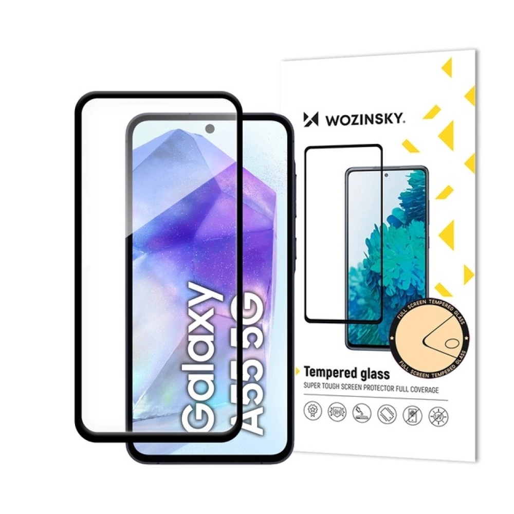Wozinsky teljes képernyő edzett üveg Samsung Galaxy A55 5G-nél