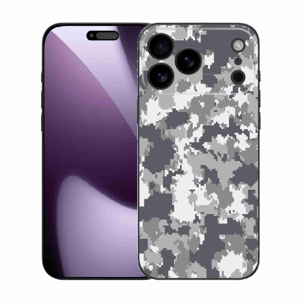 Zselés borítás mmCase iPhone 17 Pro Max készülékhez - terepszínű minta 2