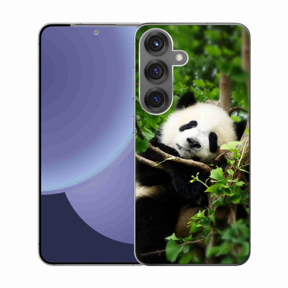 Gél védőhuzat mmCase Samsung Galaxy S25 készülékhez - panda