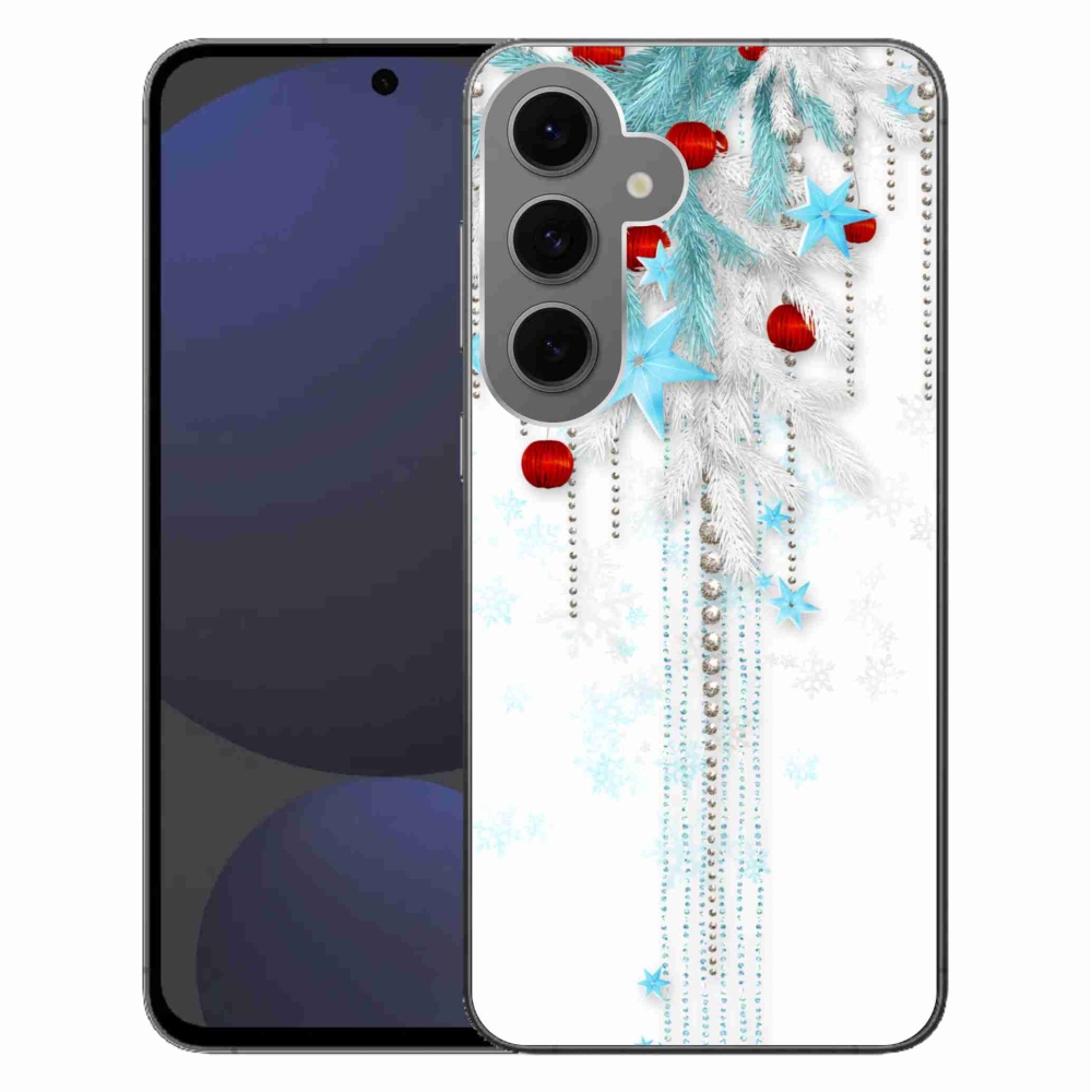 Gél borítás mmCase Samsung Galaxy S24 FE készülékhez - Karácsonyi dekoráció