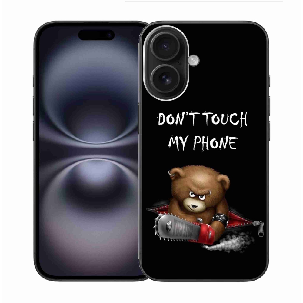 Zselés borítás mmCase iPhone 16-hoz - ne érintse meg a telefont