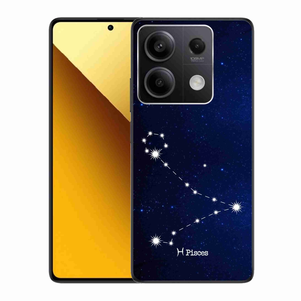 Gél borítás mmCase a Xiaomi Redmi Note 13 5G számára - csillagkép Halak